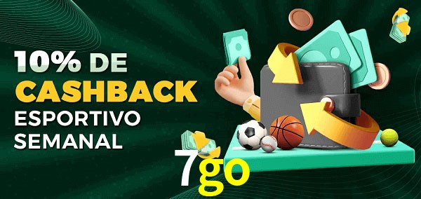 10% de bônus de cashback na 7go